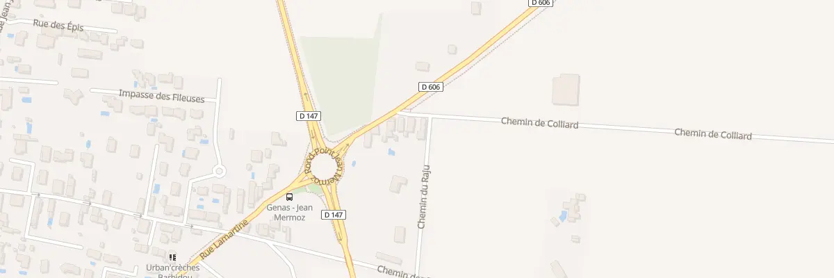 Plan du 34 Rue Lamartine à Genas