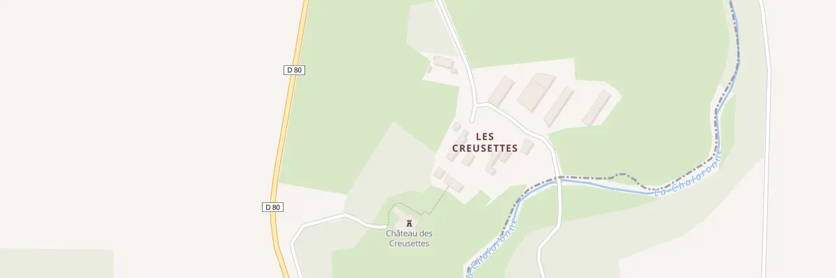 Plan du 5070 Les Creuzettes à La Chapelle-du-Châtelard
