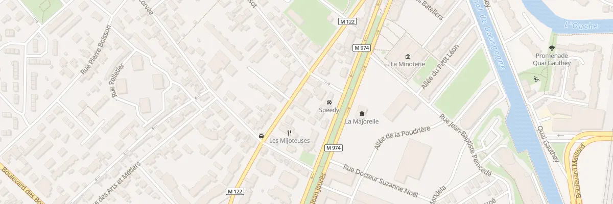 Plan du 23 Rue de Chenôve à Dijon
