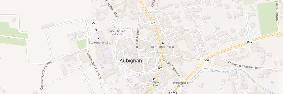 Plan du 159 Rue de la Poterne à Aubignan