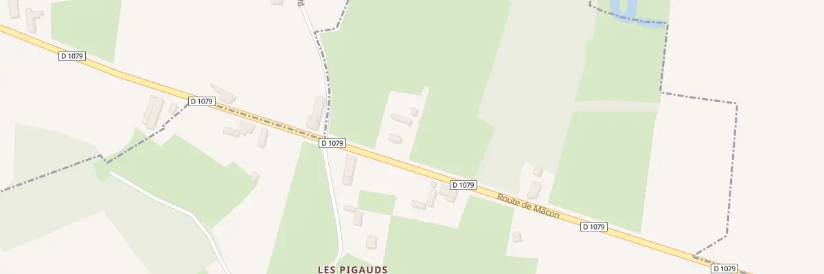 Plan du 2254 Rte de Macon à Mézériat