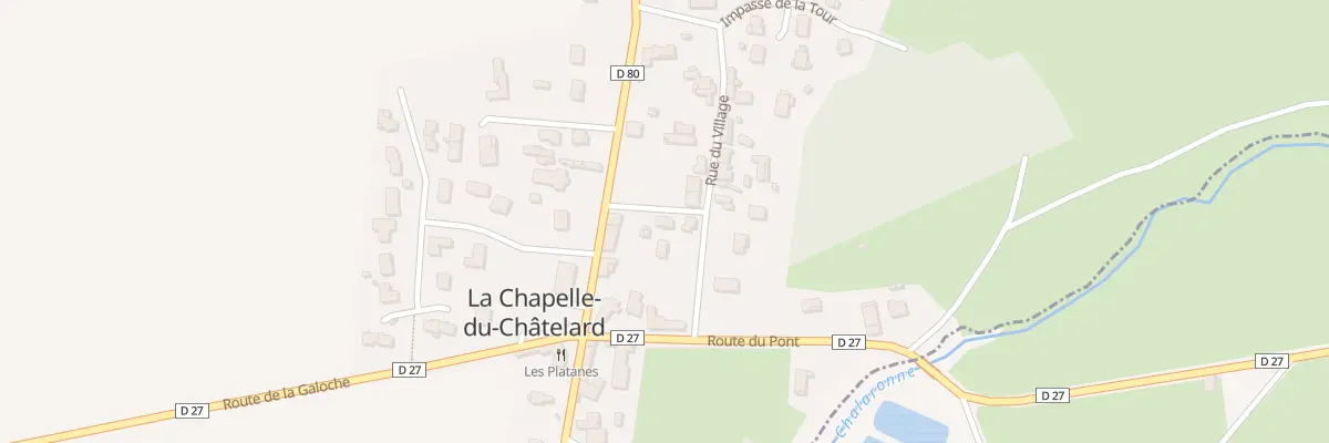 Plan du 5172 Le Village à La Chapelle-du-Châtelard