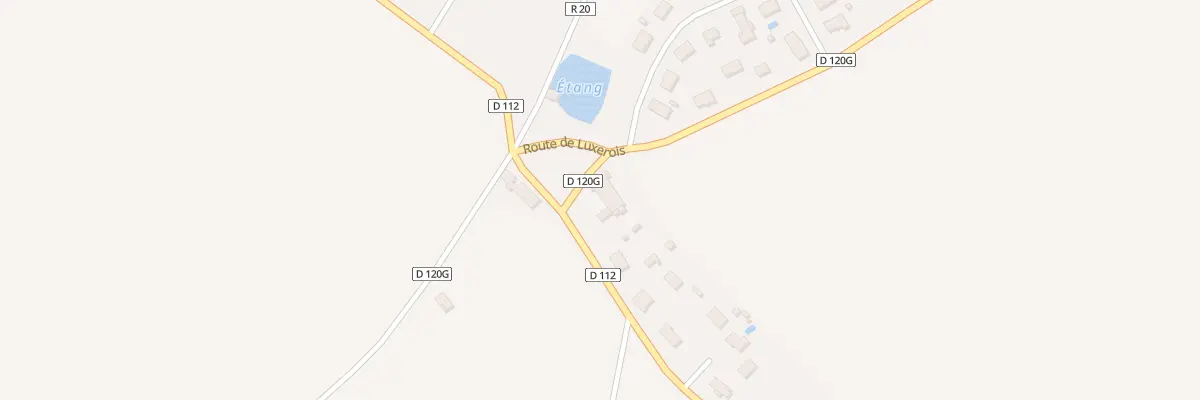 Plan du 2 Rte de Luxerois (saulx la Vil. à Saulx-le-Duc