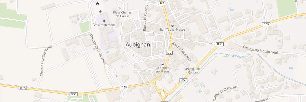 Plan du 59 Rue de la Nation à Aubignan