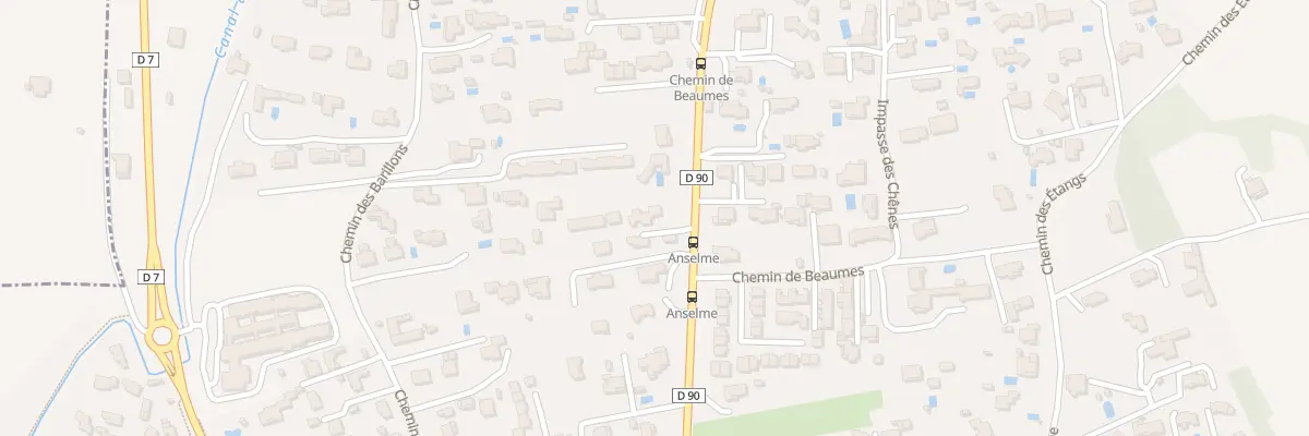 Plan du 6763F Rte de Beaumes à Aubignan