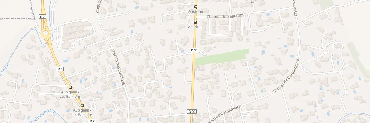 Plan du 5080 Chemin de Beaumes à Aubignan