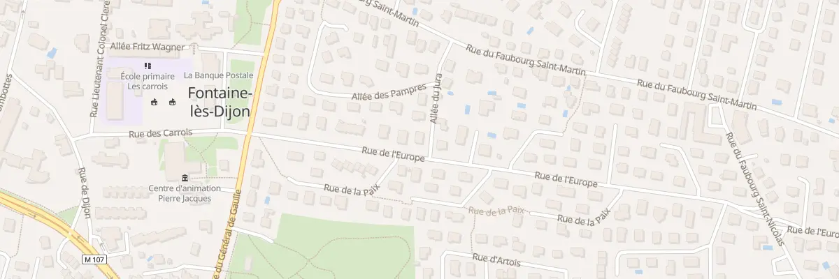 Plan du 21 Rue de l’Europe à Fontaine-lès-Dijon