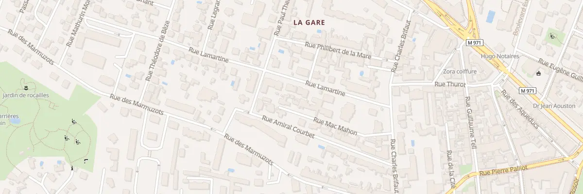 Plan du 13 Rue Lamartine à Dijon
