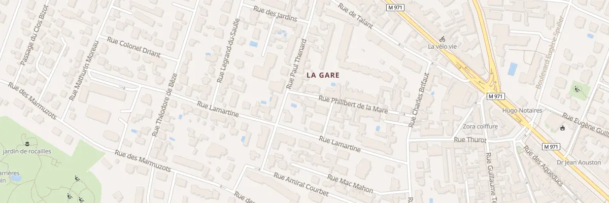 Plan du 21 Rue Philibert de la Mare à Dijon