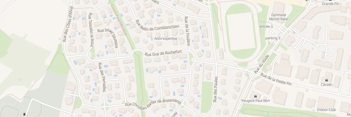 Plan du 20 Rue Guy de Rochefort à Fontaine-lès-Dijon