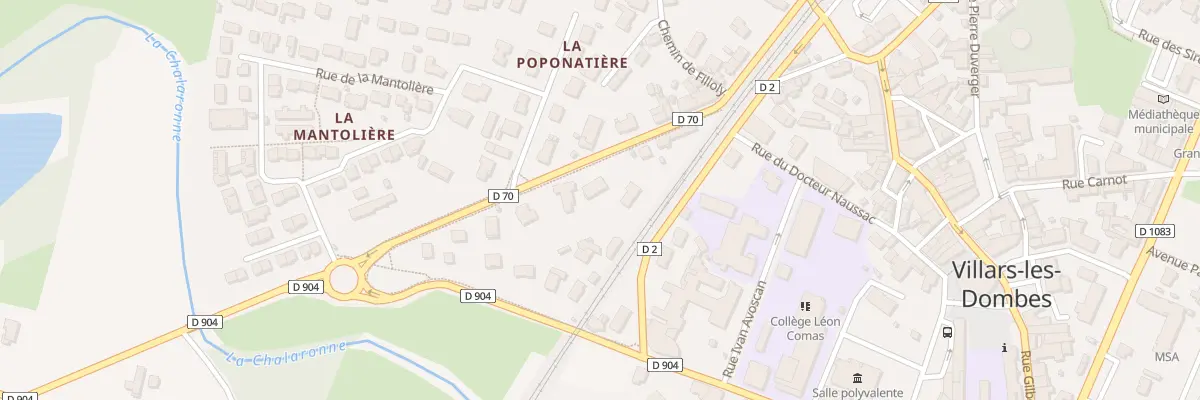 Plan du 233 Rue Saint Michel à Villars-les-Dombes