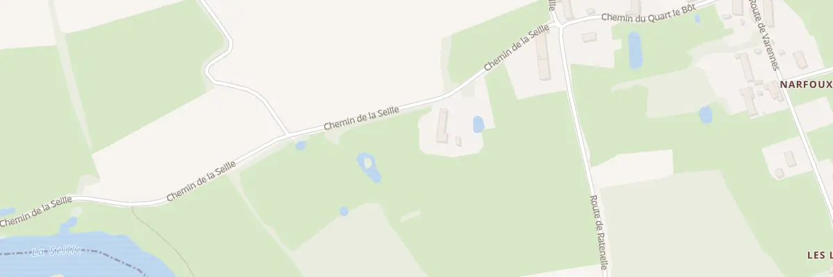 Plan du 143 Che de la Seille à La Genête