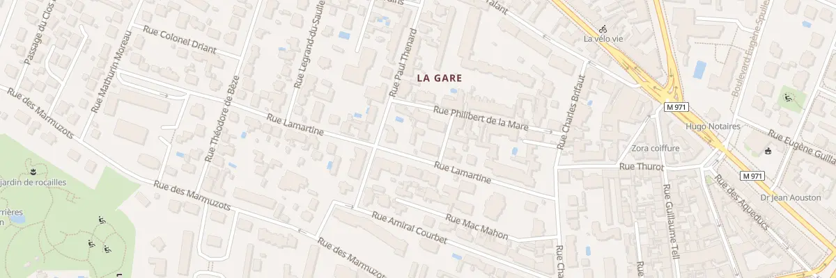 Plan du 14B Rue Lamartine à Dijon