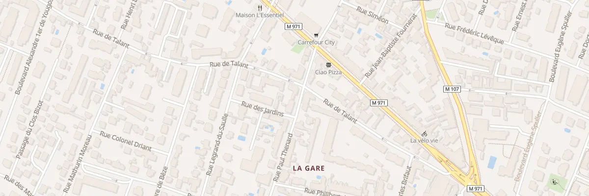 Plan du 37 Rue Paul Thenard à Dijon