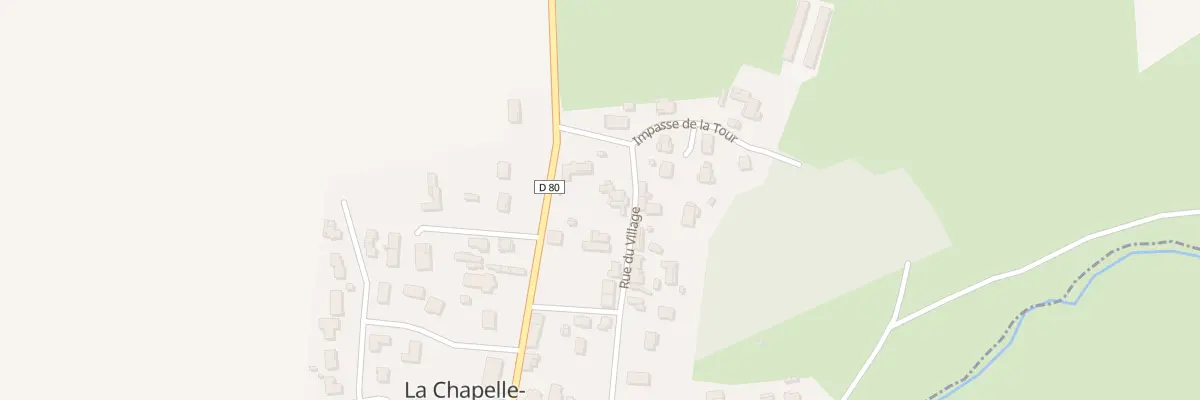 Plan du 191 Rue du Village à La Chapelle-du-Châtelard