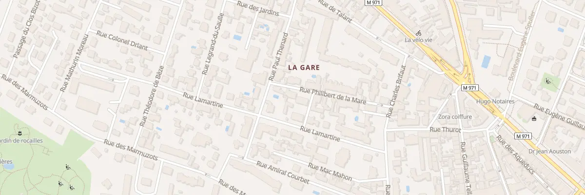 Plan du 19 Rue Philibert de la Mare à Dijon
