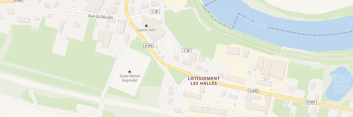 Plan du 1 Av Président Borgeot à Verdun-Ciel
