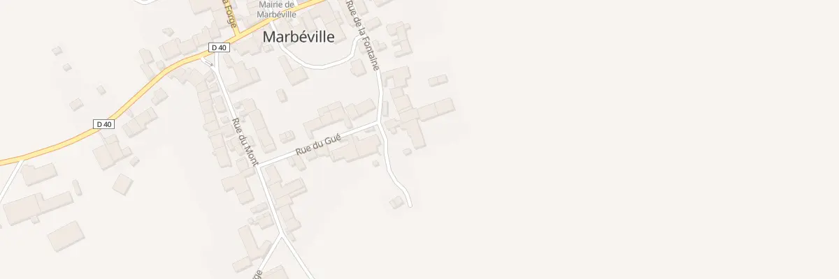 Plan du 15 Rue de la Fontaine à Marbéville