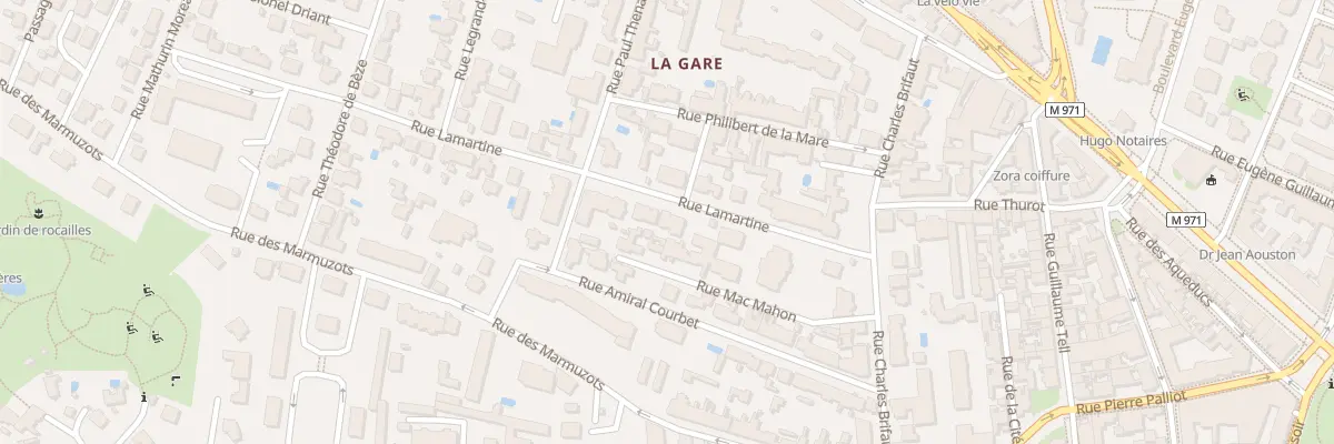 Plan du 11 Rue Lamartine à Dijon
