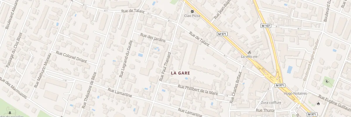 Plan du 28 Rue Paul Thenard à Dijon