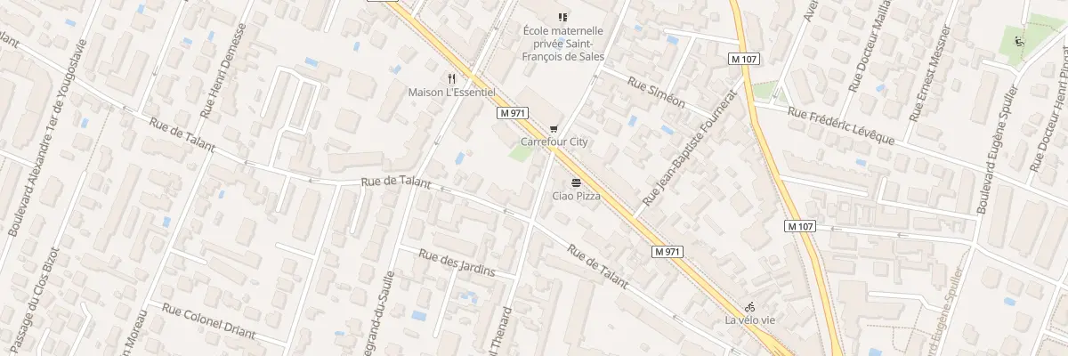 Plan du 43 Rue Paul Thenard à Dijon