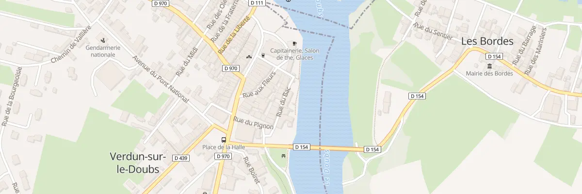 Plan du 1 Rue du Bac à Verdun-Ciel
