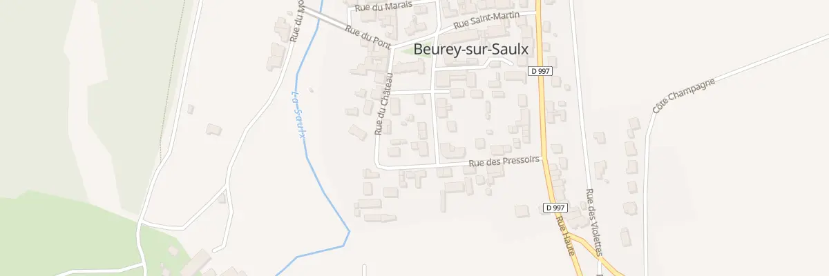 Plan du 1 Rue du 29 Août 1944 à Beurey-sur-Saulx