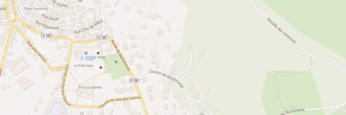 Plan du 15 Che de Montmartel à Chabeuil