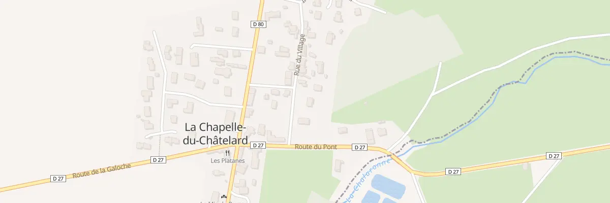 Plan du 5044 Le Village à La Chapelle-du-Châtelard