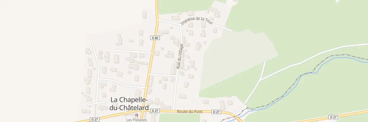 Plan du 5037 Le Village à La Chapelle-du-Châtelard