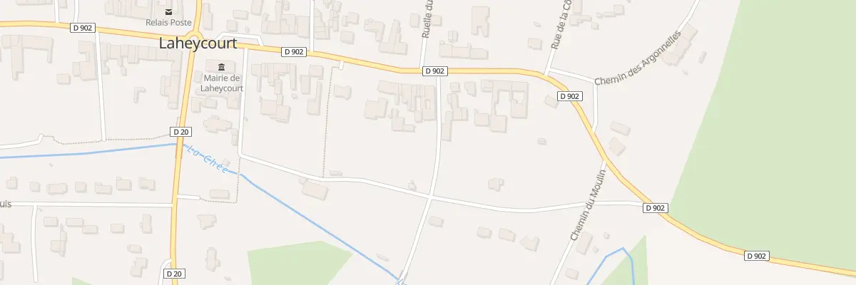 Plan du 24 Rue Jules Henriot à Laheycourt