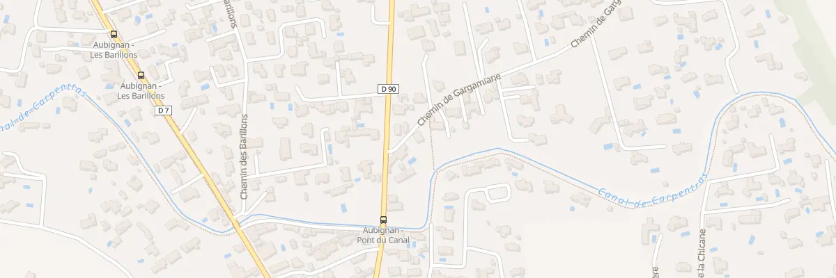 Plan du 5045 Chemin de Beaumes à Aubignan