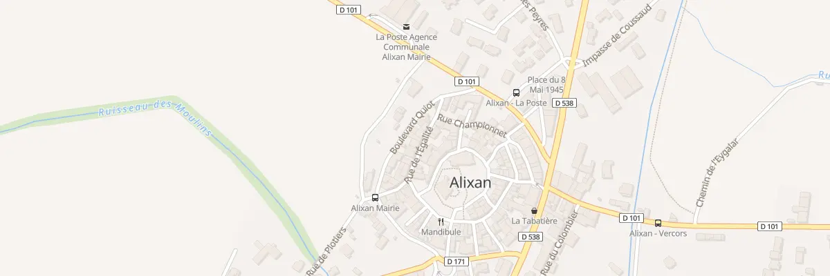 Plan du 5034 Le Village à Alixan