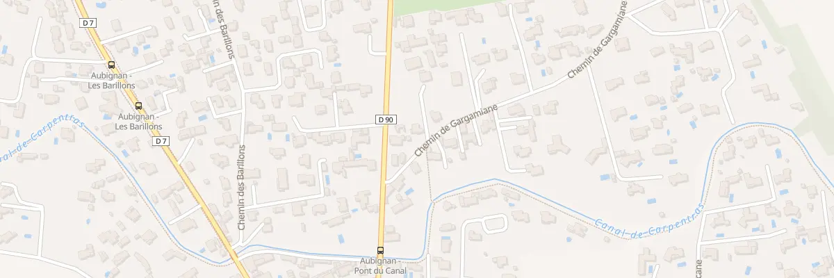 Plan du 5084 Chemin de Beaumes à Aubignan