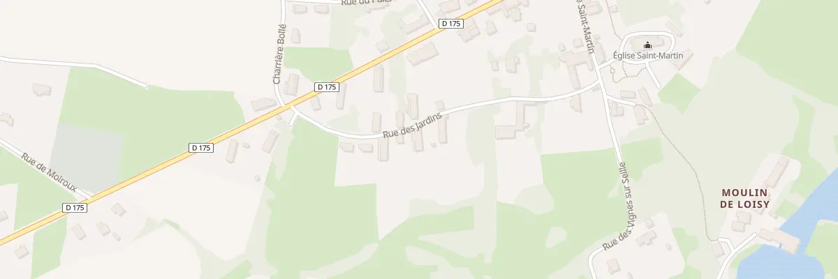 Plan du 209 Rue des Jardins à Loisy