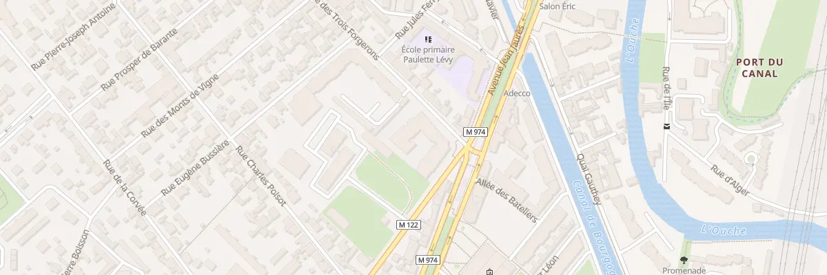 Plan du 4 Rue de Chenôve à Dijon