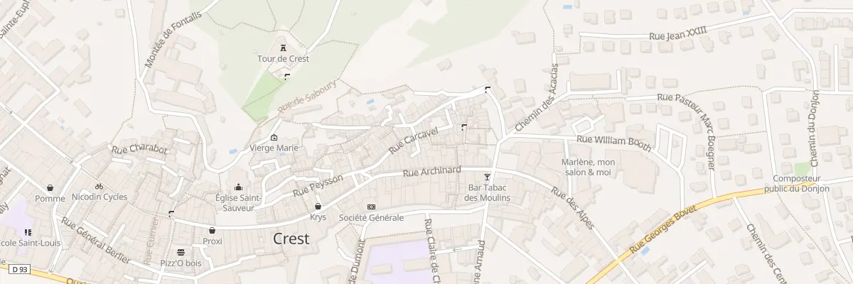 Plan du 17 Rue du Puits Neuf à Crest