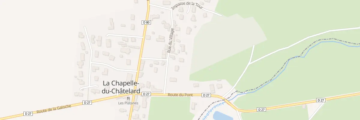 Plan du 5169 Le Village à La Chapelle-du-Châtelard