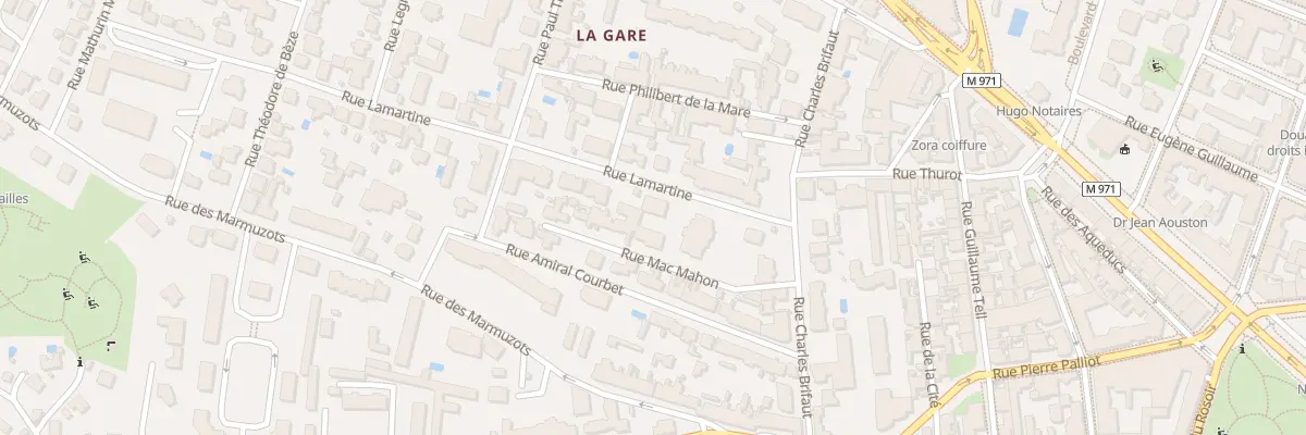 Plan du 5 Rue Lamartine à Dijon
