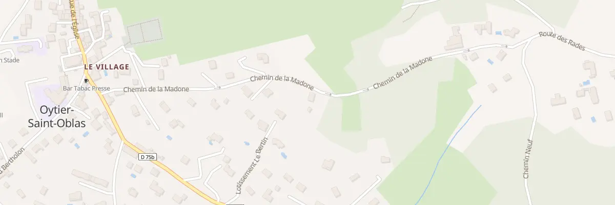 Plan du 373 Che de la Madone à Oytier-Saint-Oblas