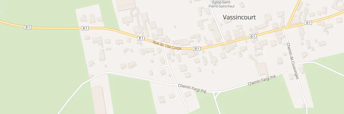 Plan du 53 Rue du 15eme Corps à Vassincourt