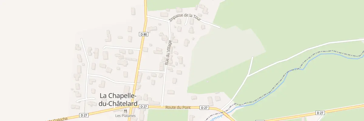 Plan du 146 Rue du Village à La Chapelle-du-Châtelard
