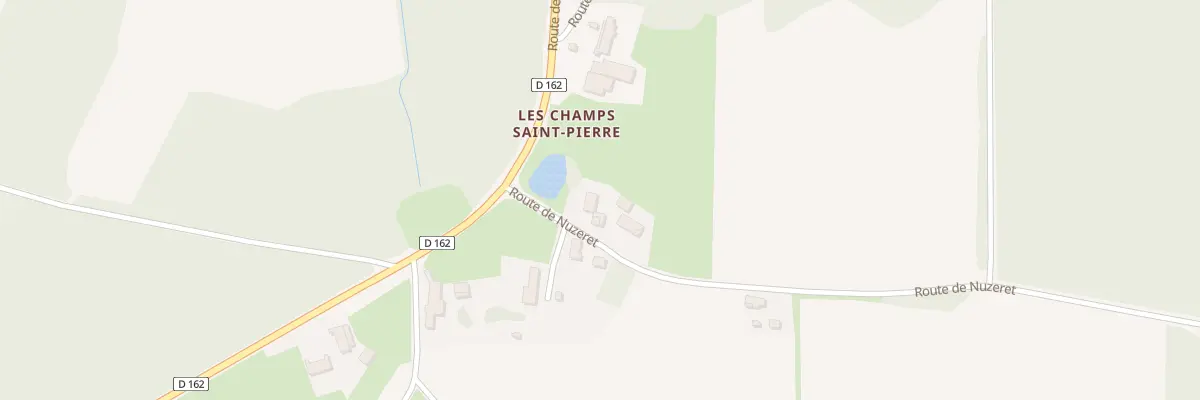 Plan du 1 Rte du Nuzeret à Baudrières
