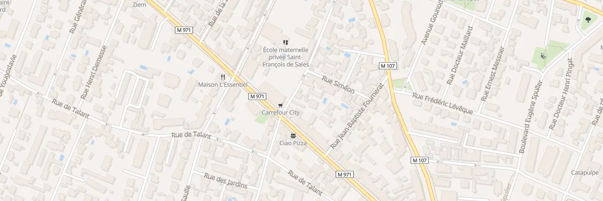 Plan du 1 Rue des Genois à Dijon