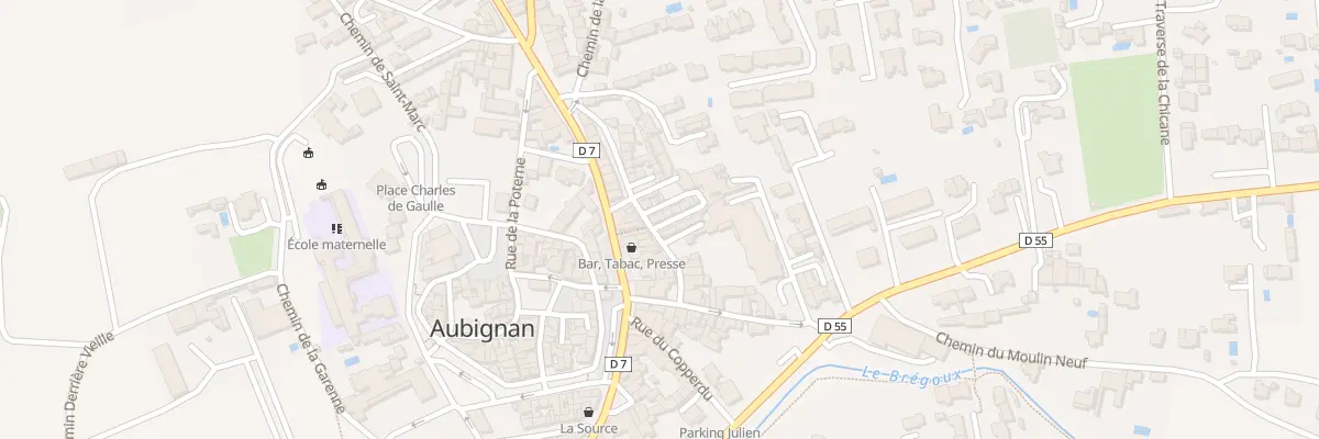Plan du 5442F Rue du Colombier à Aubignan