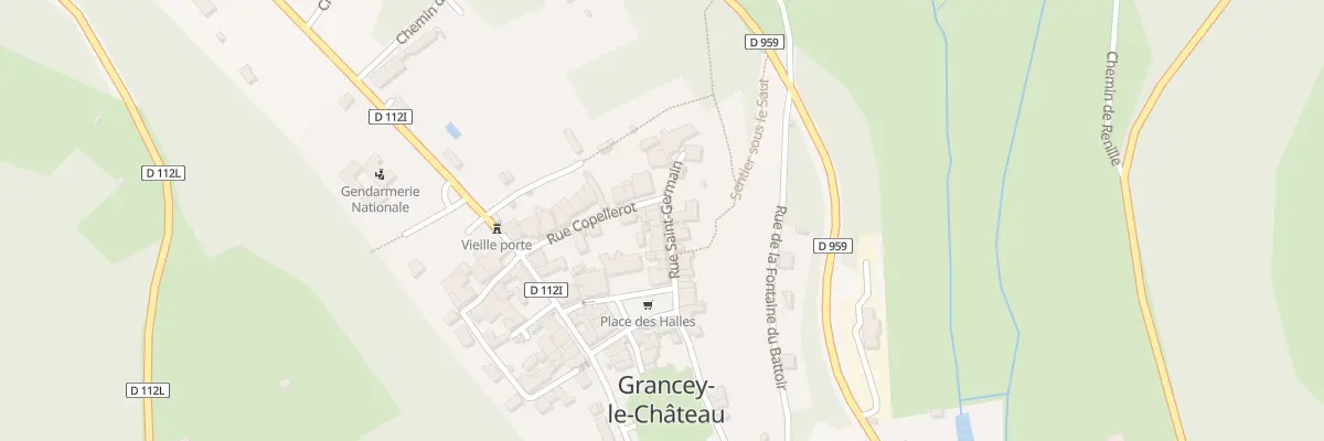 Plan du 7 Rue Saint Germain à Grancey-le-Château-Neuvelle