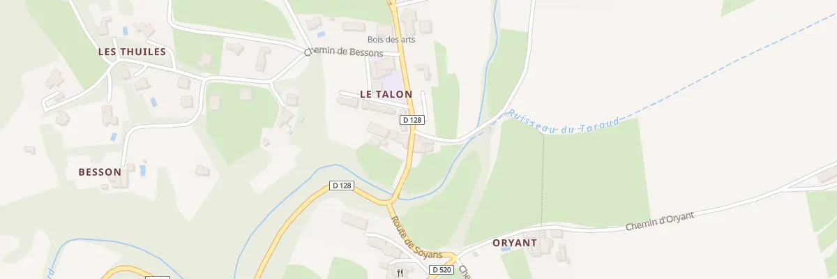 Plan du 1765 Talon à Soyans