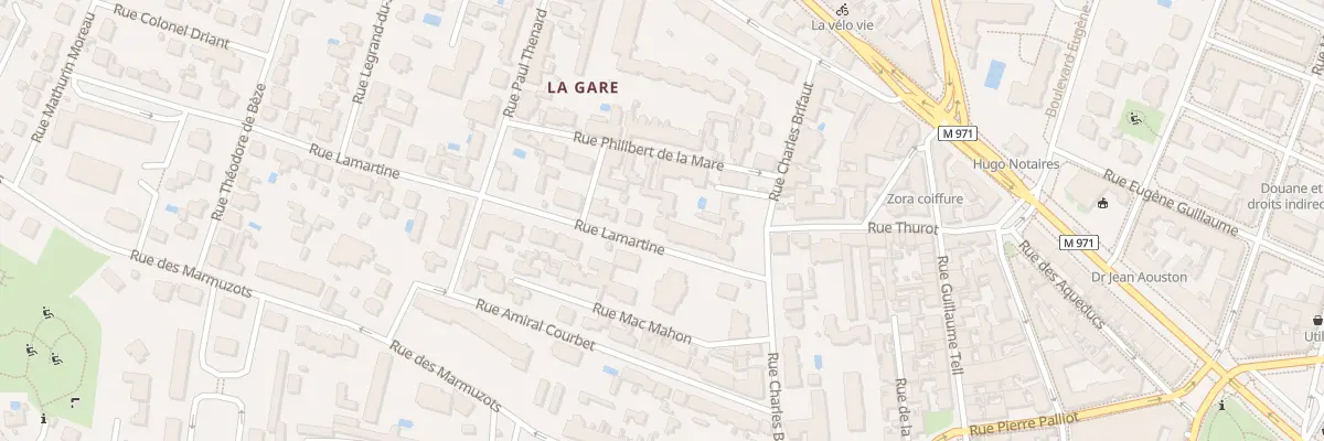 Plan du 6 Rue Lamartine à Dijon