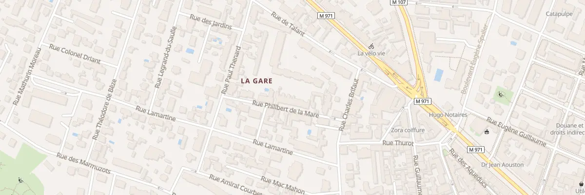 Plan du 10 Rue Philibert de la Mare à Dijon
