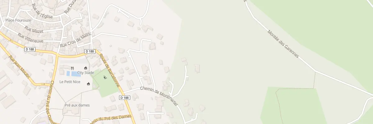 Plan du 17B Che de Montmartel à Chabeuil